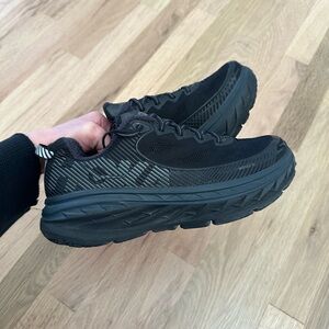 Hoka One One Bondi 5 Women’s Running Shoe Size 7 Black